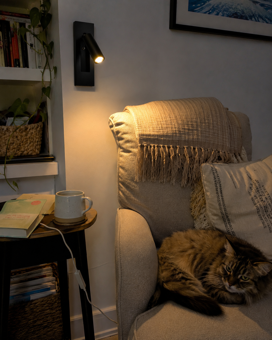 Cache | Recessed Reading Wall Light