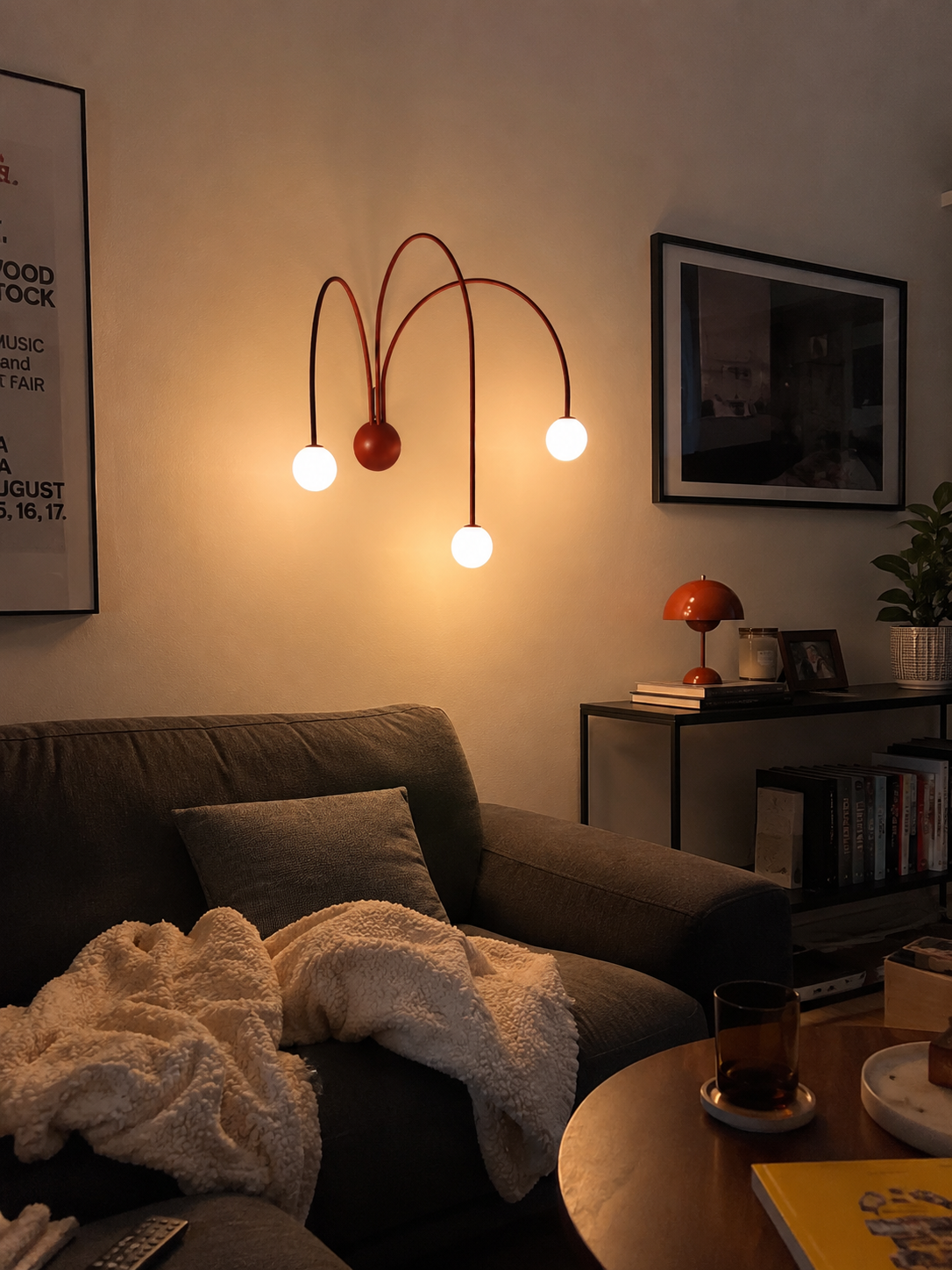 Nebula | Glass Globe Cluster Wall Sconce