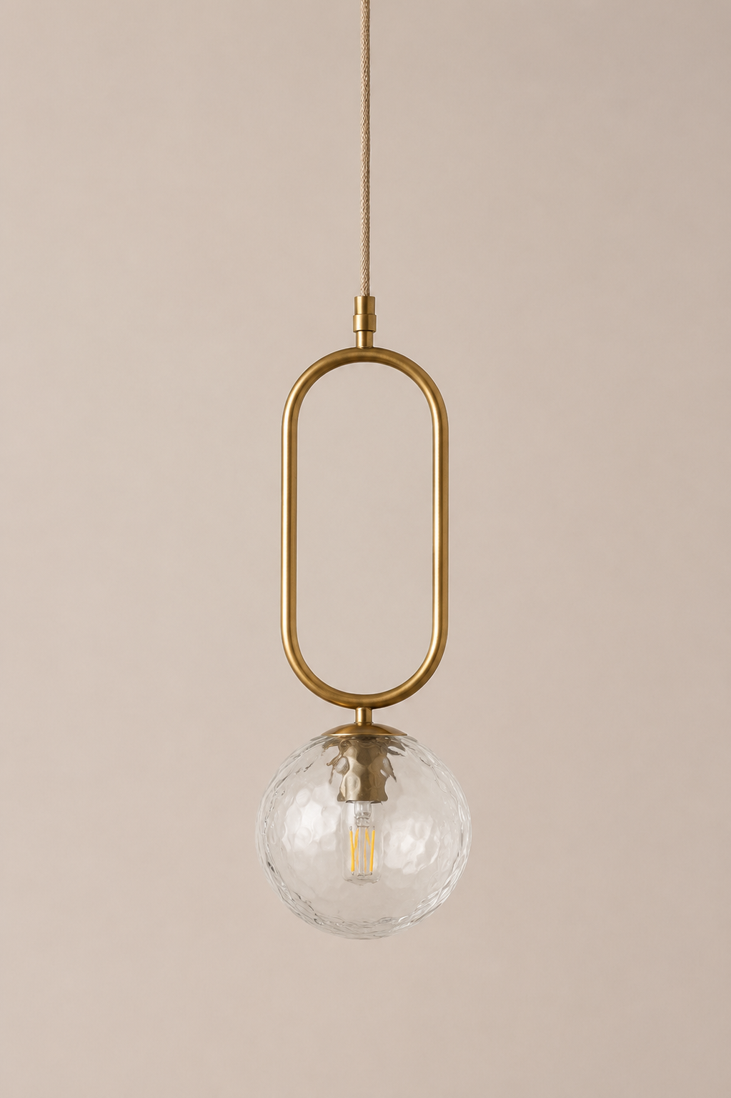 Ori | Copper Glass Globe Pendant
