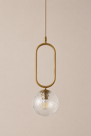 Ori | Copper Glass Globe Pendant