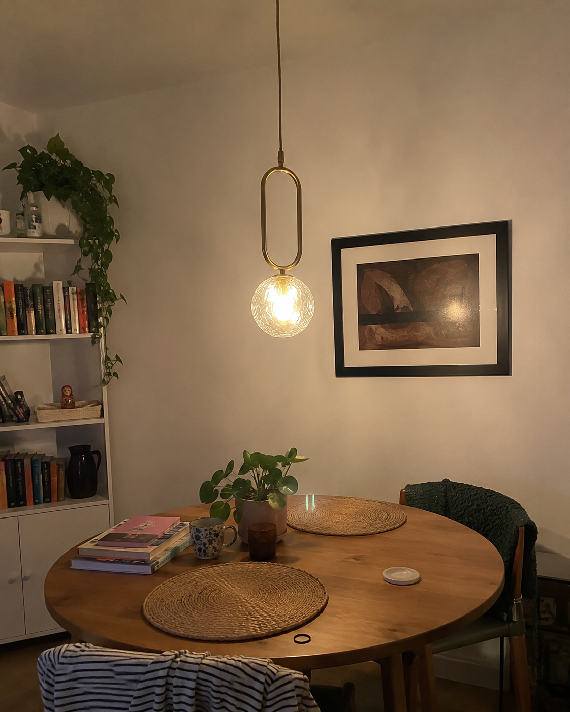 Ori | Copper Glass Globe Pendant