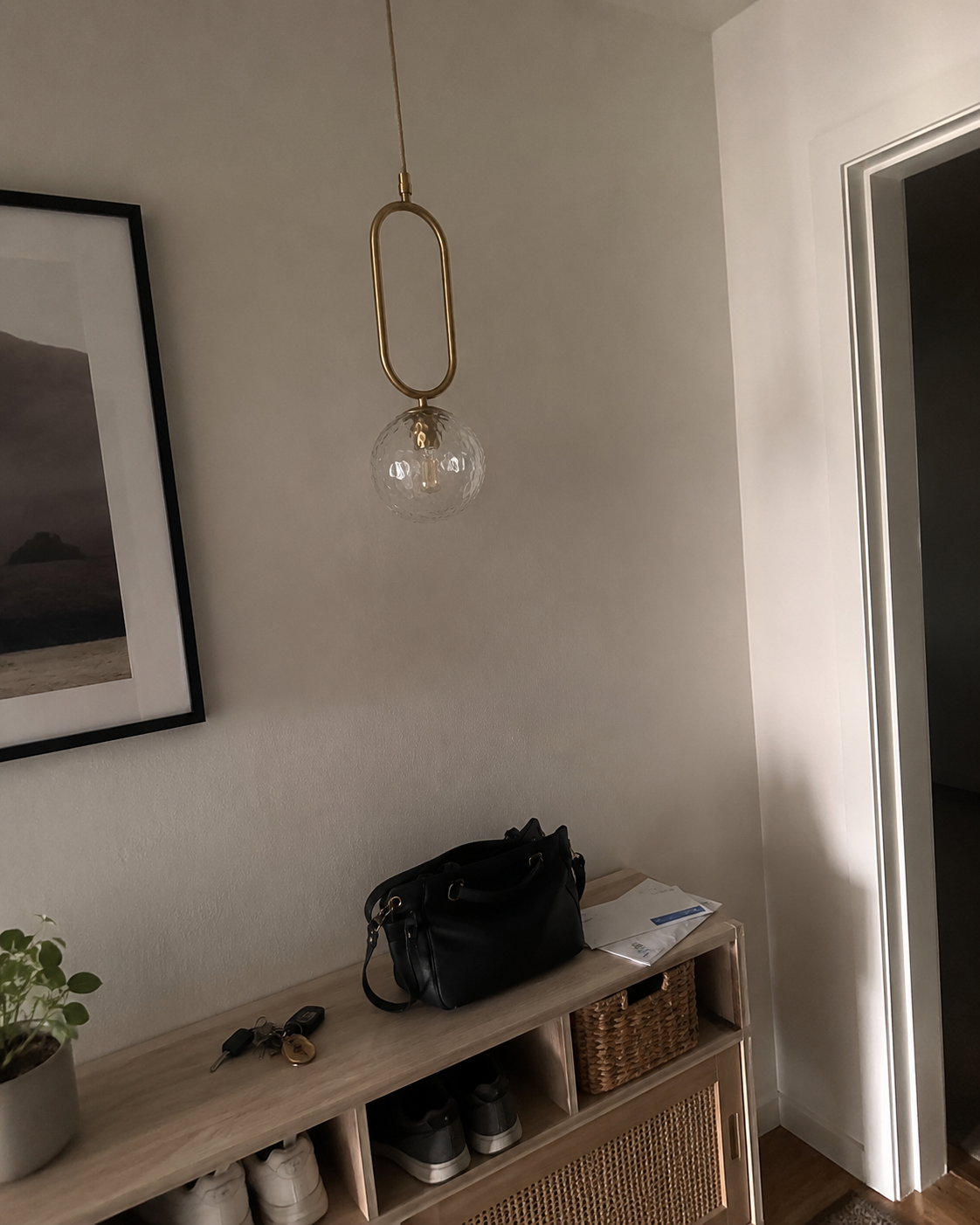 Ori | Copper Glass Globe Pendant