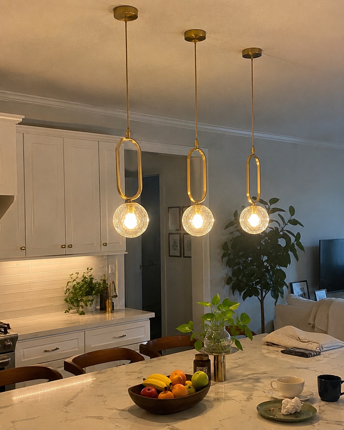 Ori | Copper Glass Globe Pendant