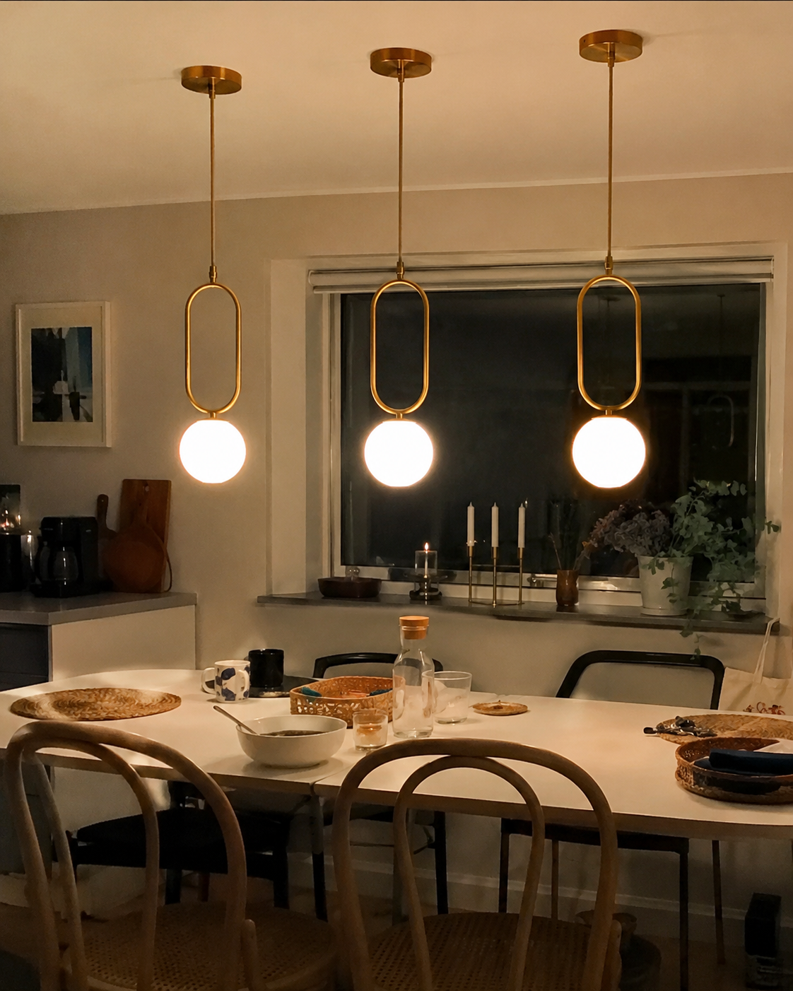 Ori | Copper Glass Globe Pendant