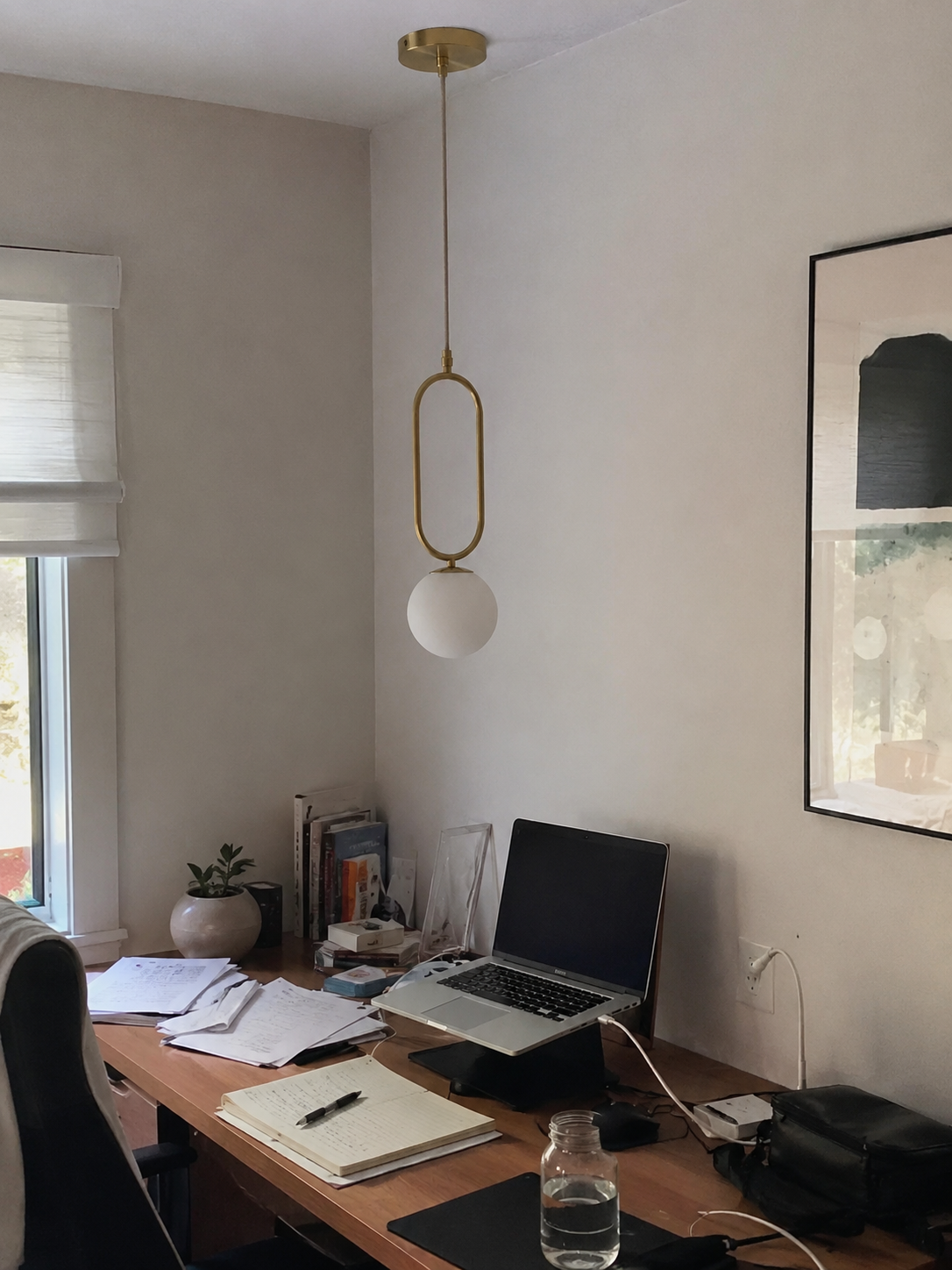 Ori | Copper Glass Globe Pendant