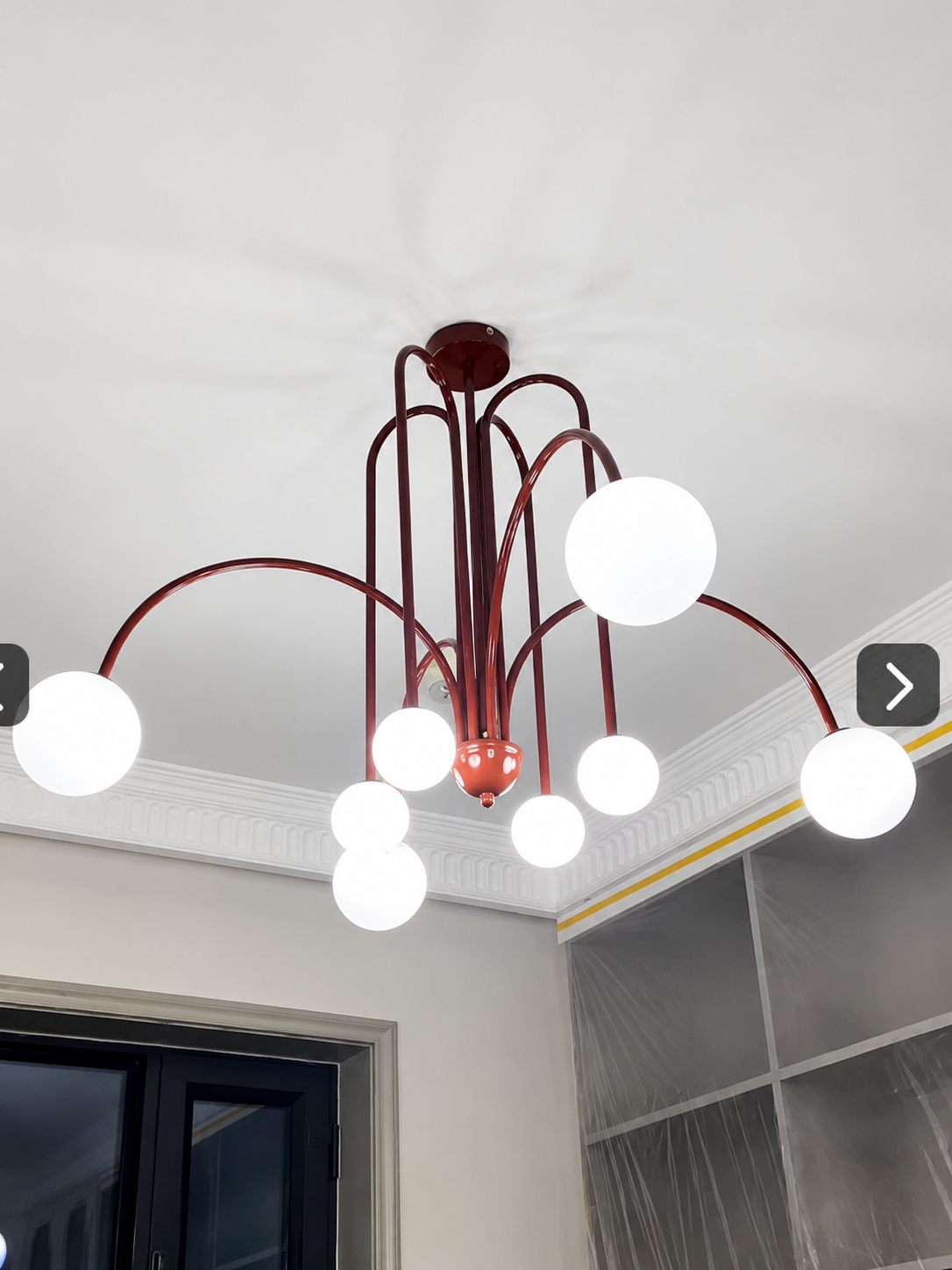 Comet | Glass Globe Cluster Chandelier
