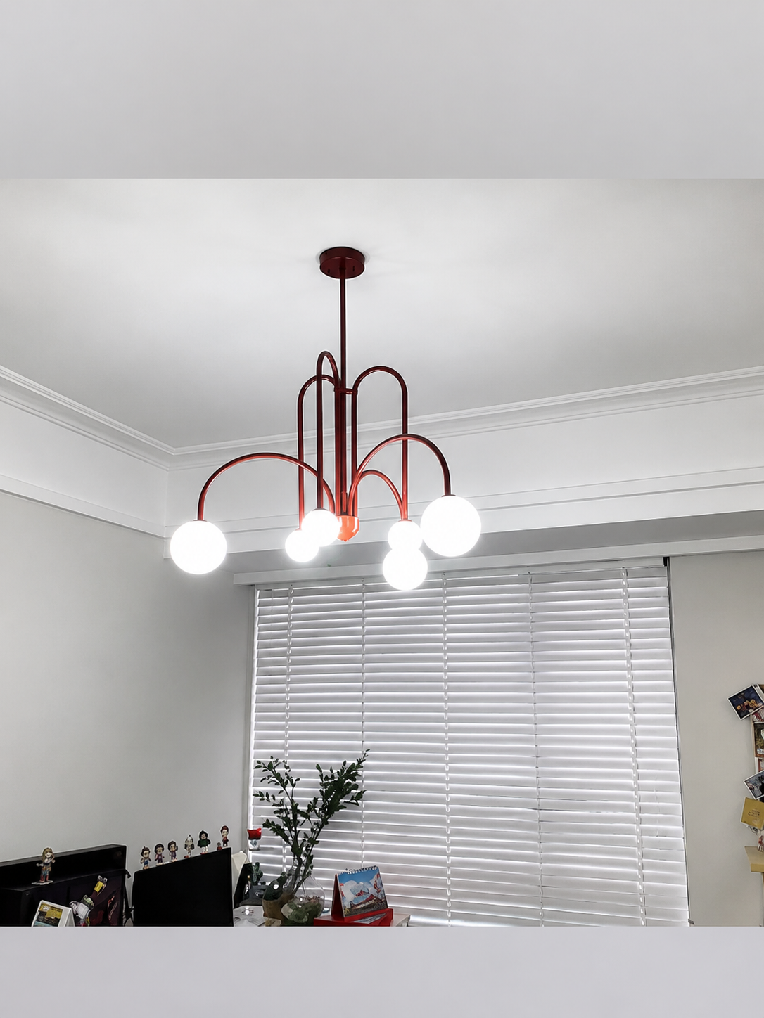 Comet | Glass Globe Cluster Chandelier