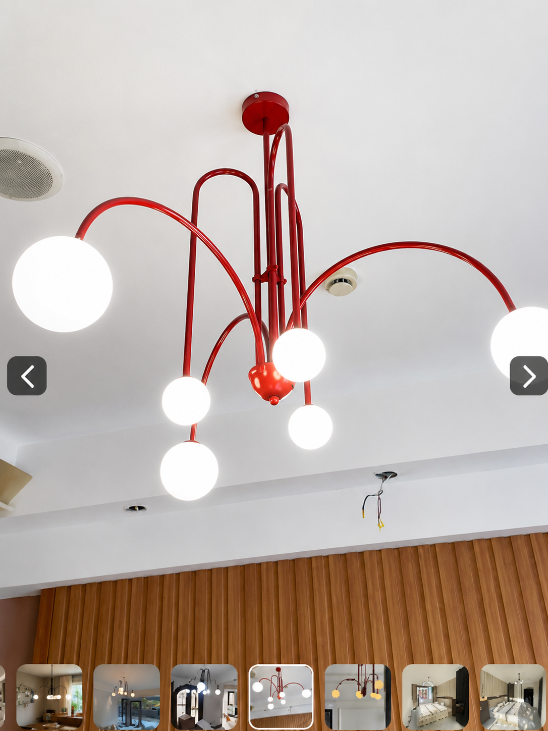 Comet | Glass Globe Cluster Chandelier