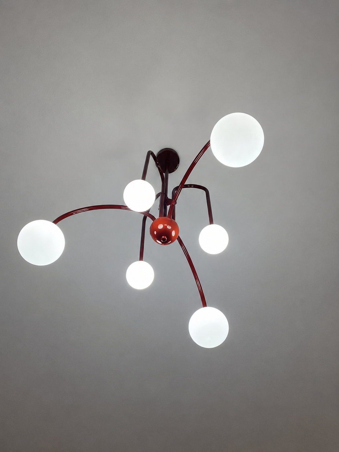 Comet | Glass Globe Cluster Chandelier