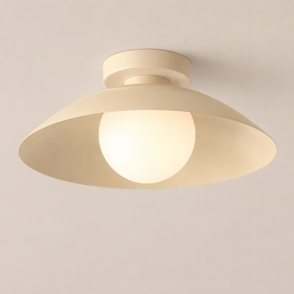 Milo | Mid-Century Flush Mount Ceiling Light