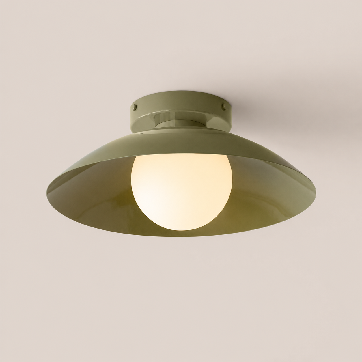 Milo | Mid-Century Flush Mount Ceiling Light