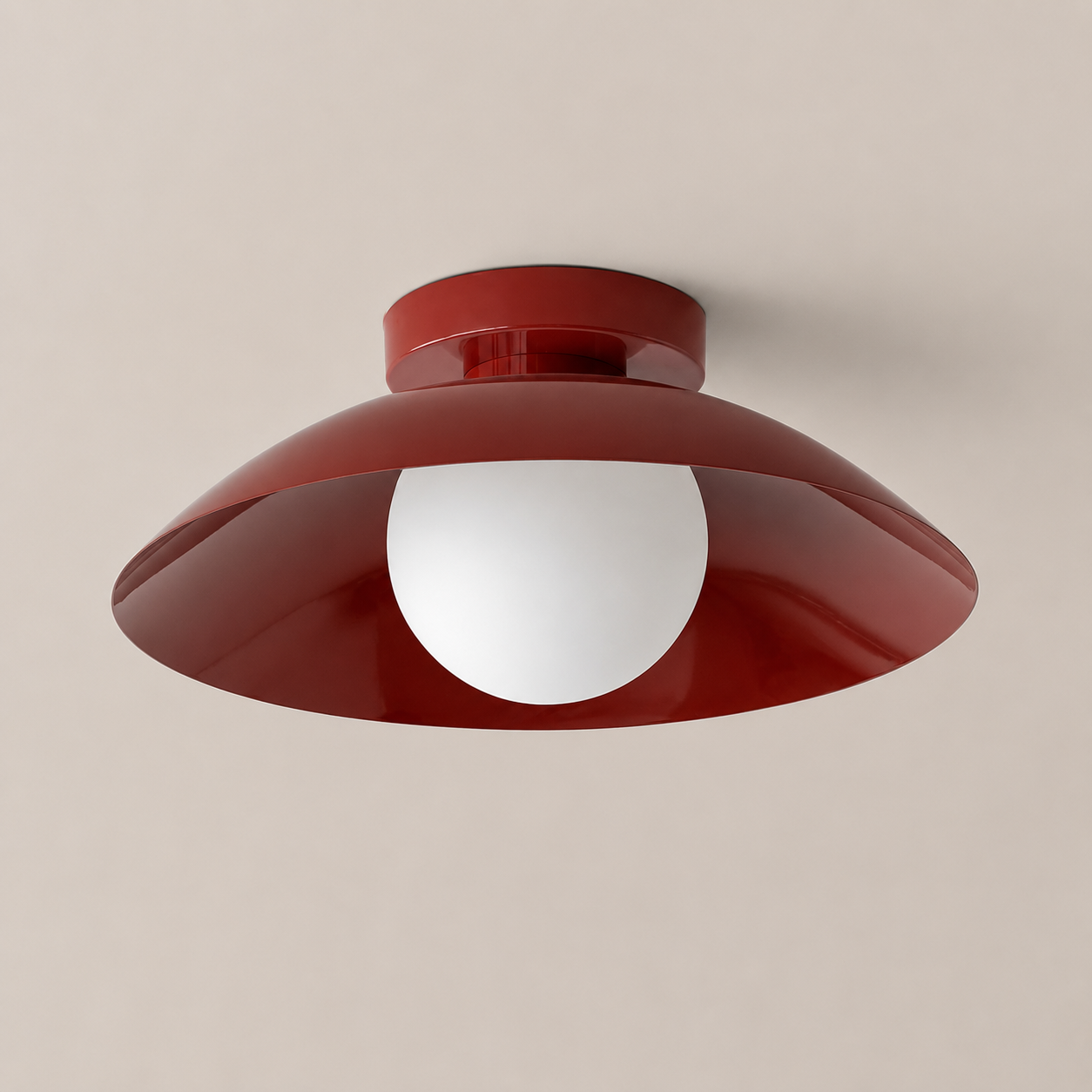 Milo | Mid-Century Flush Mount Ceiling Light