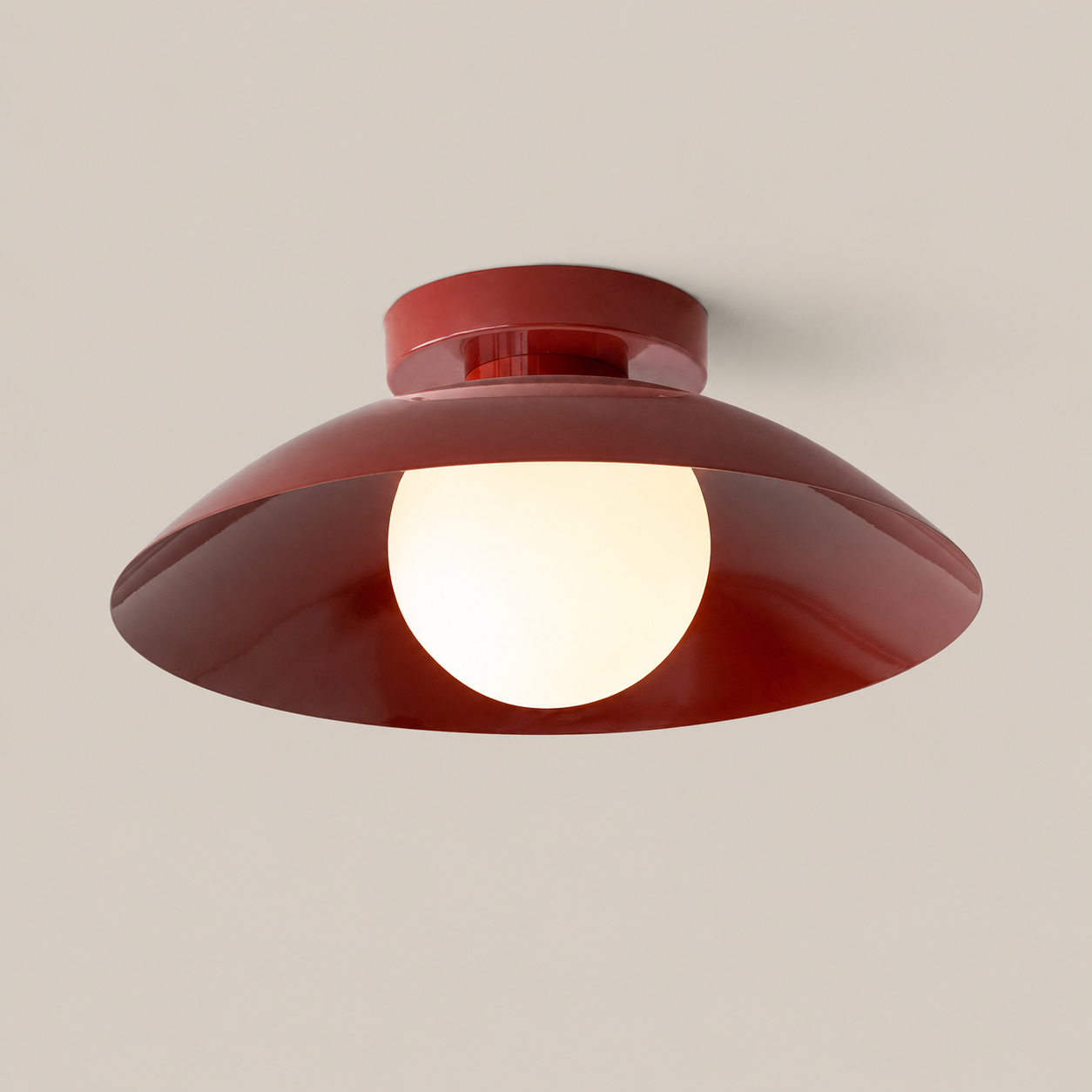 Milo | Mid-Century Flush Mount Ceiling Light