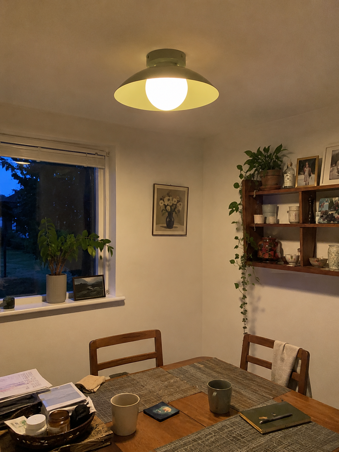 Milo | Mid-Century Flush Mount Ceiling Light