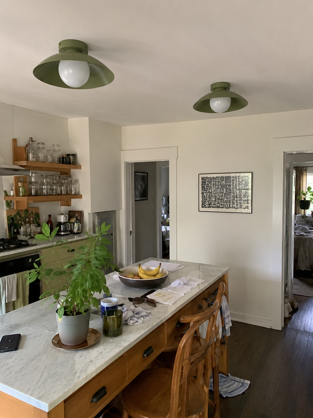 Milo | Mid-Century Flush Mount Ceiling Light