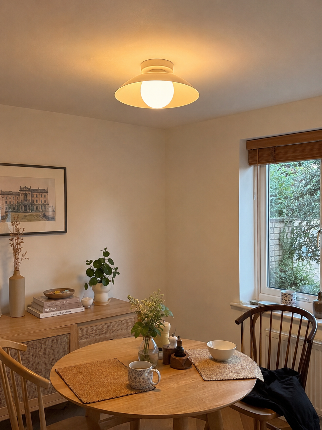 Milo | Mid-Century Flush Mount Ceiling Light