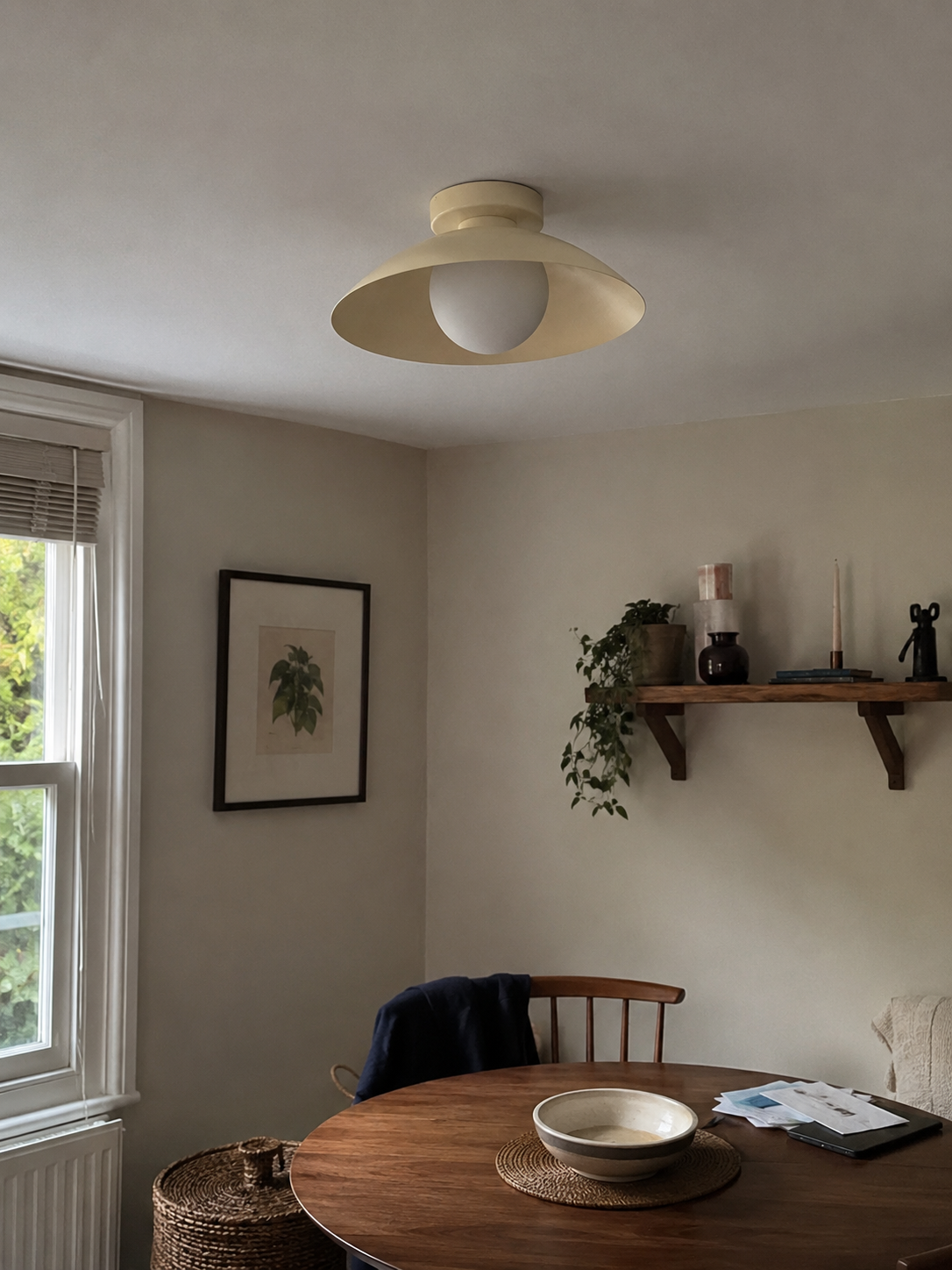 Milo | Mid-Century Flush Mount Ceiling Light