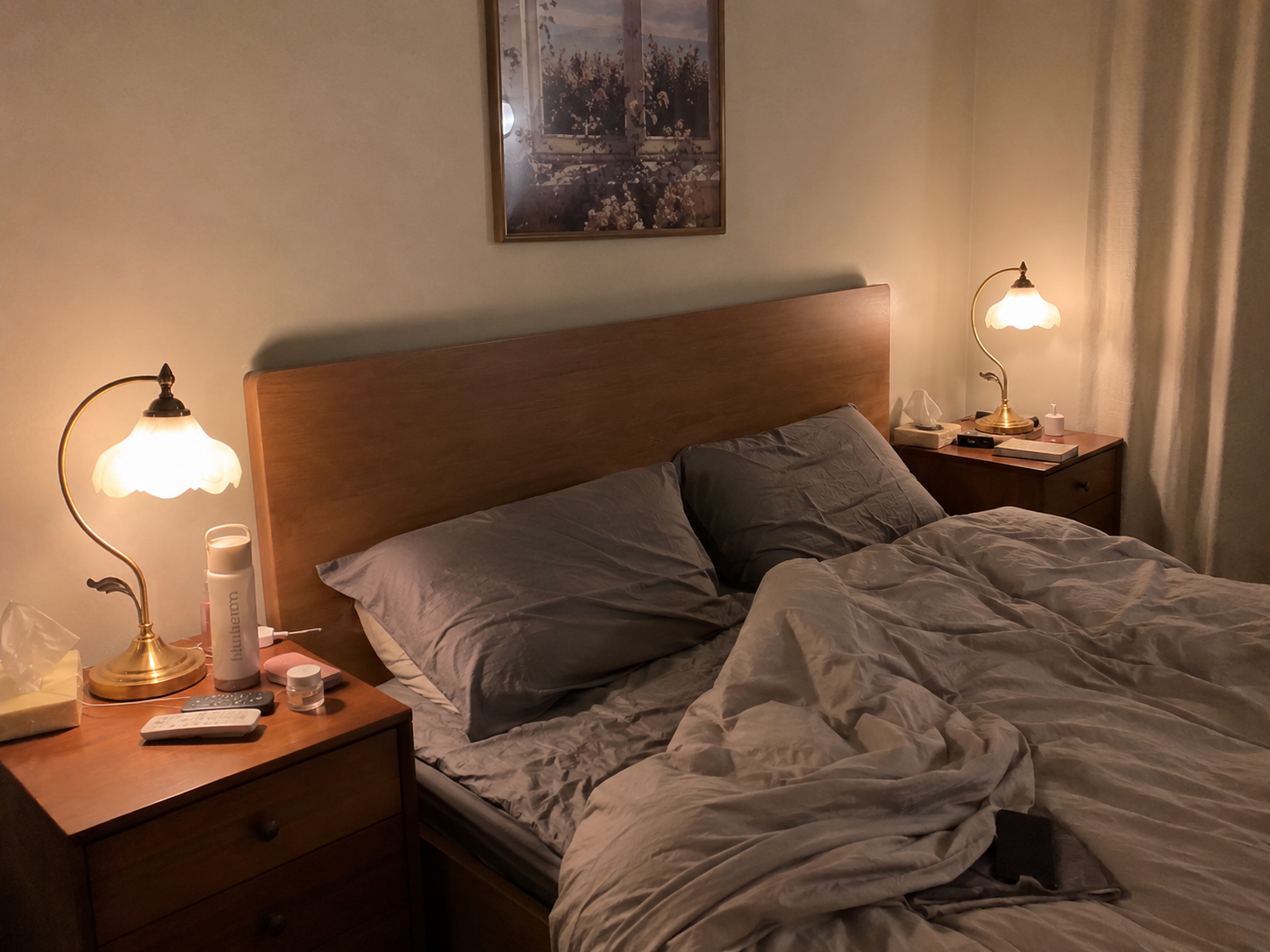 Lotura | Lotus Glass Bedside Lamp