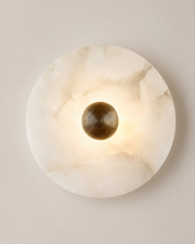 Selene | Round Marble Wall Sconce