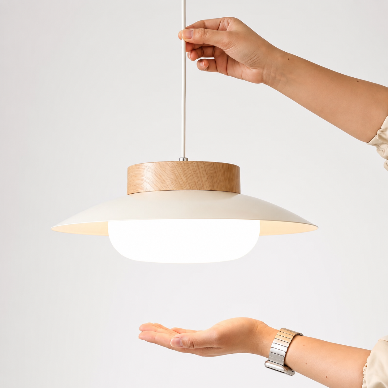 Cumulus | Cream Saucer Chandelier