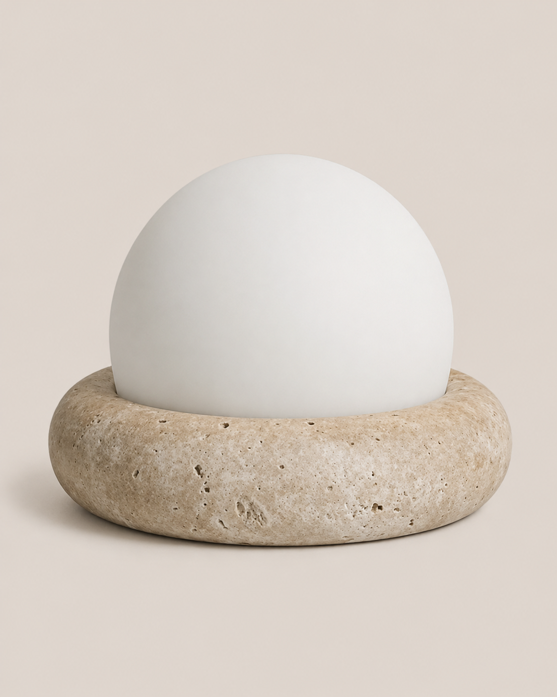 Pebble | Cordless Stone Dome Lamp