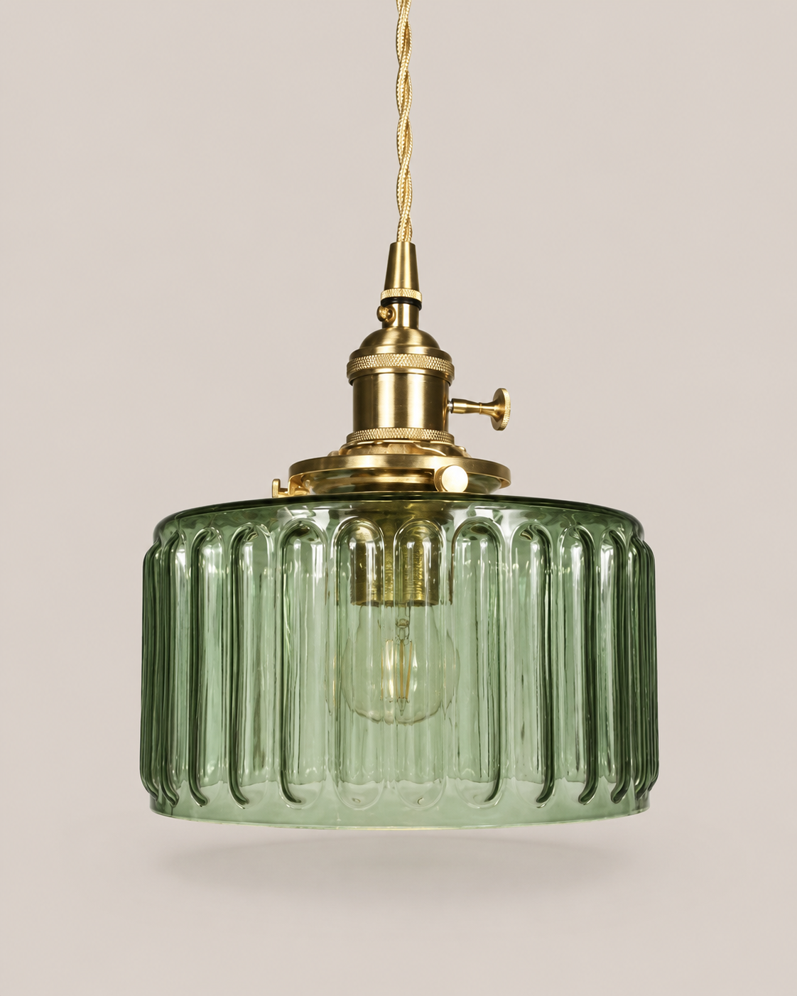 Emi | Fluted Glass Pendant Light