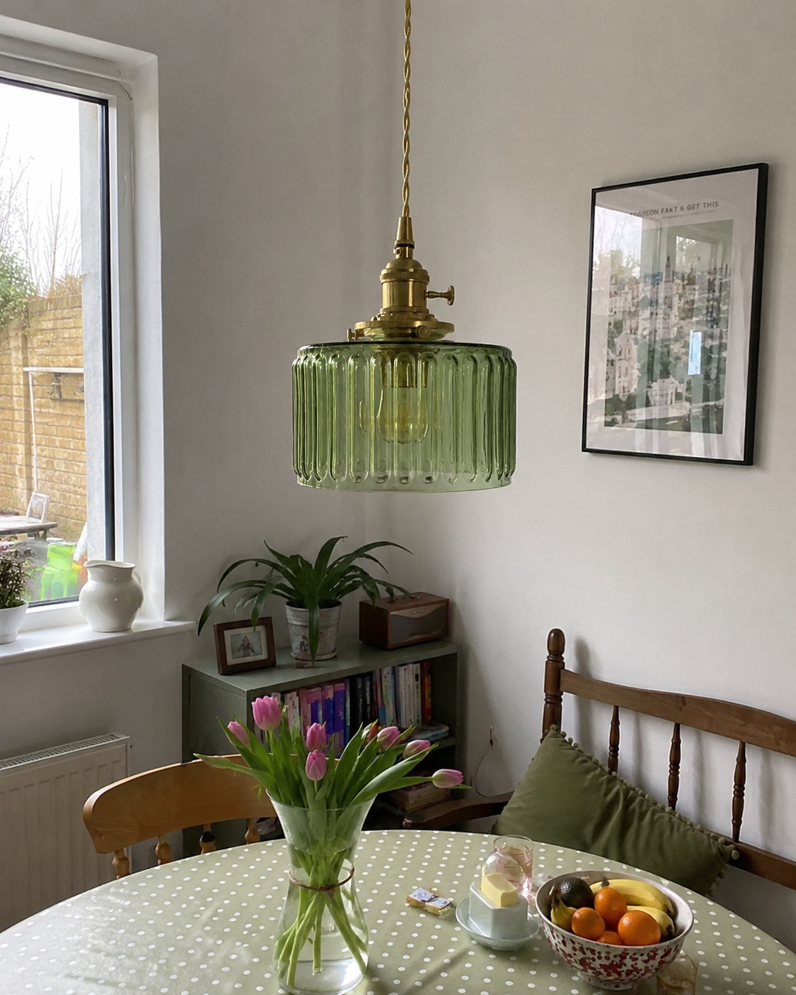 Emi | Fluted Glass Pendant Light