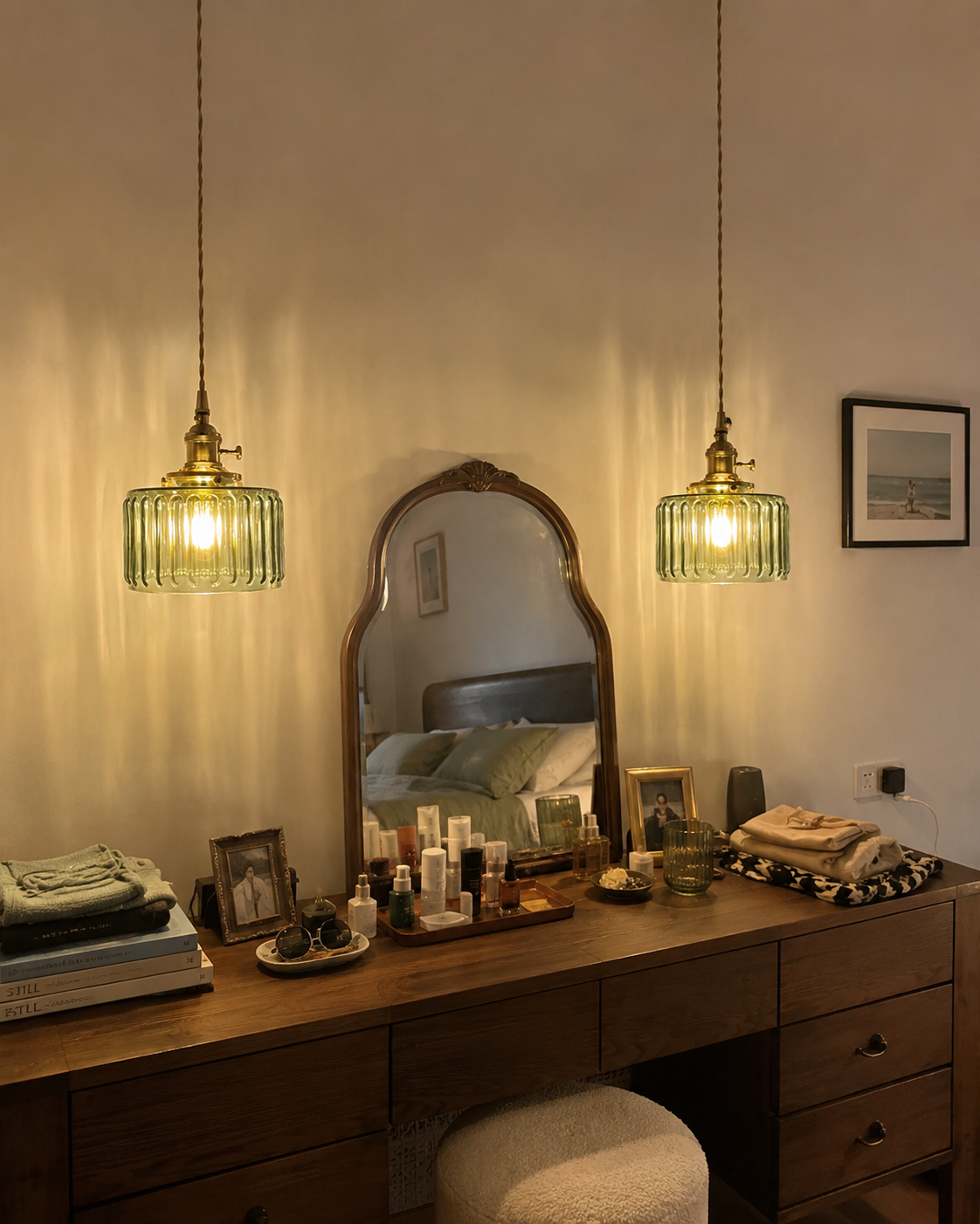 Emi | Fluted Glass Pendant Light