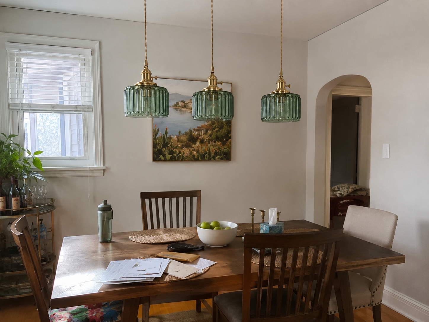 Emi | Fluted Glass Pendant Light