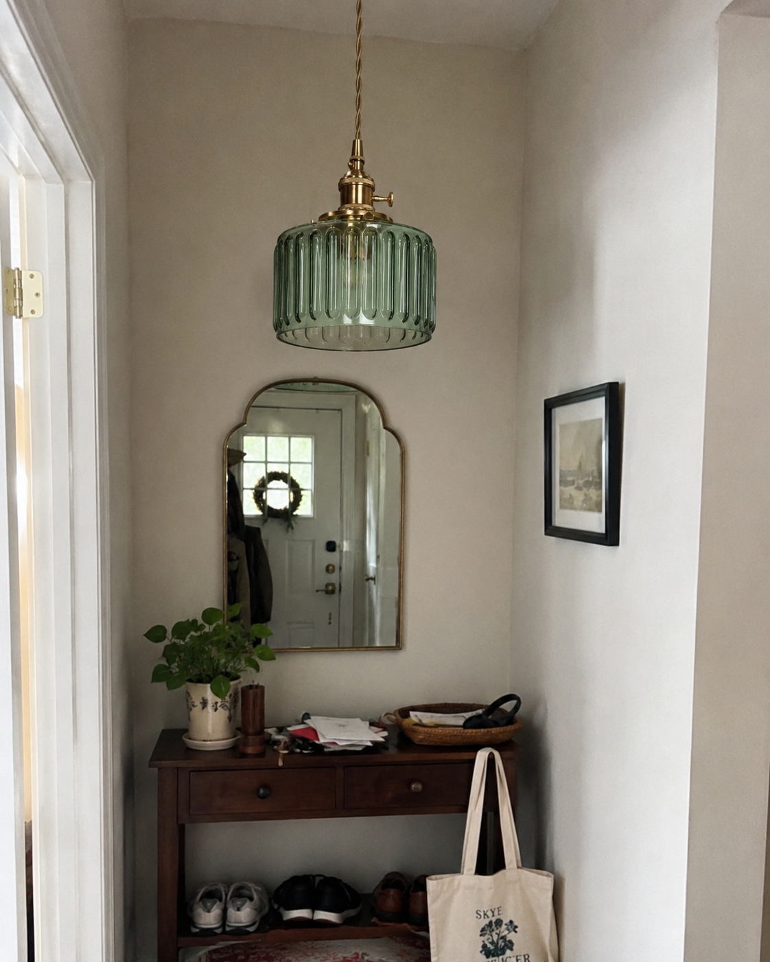 Emi | Fluted Glass Pendant Light
