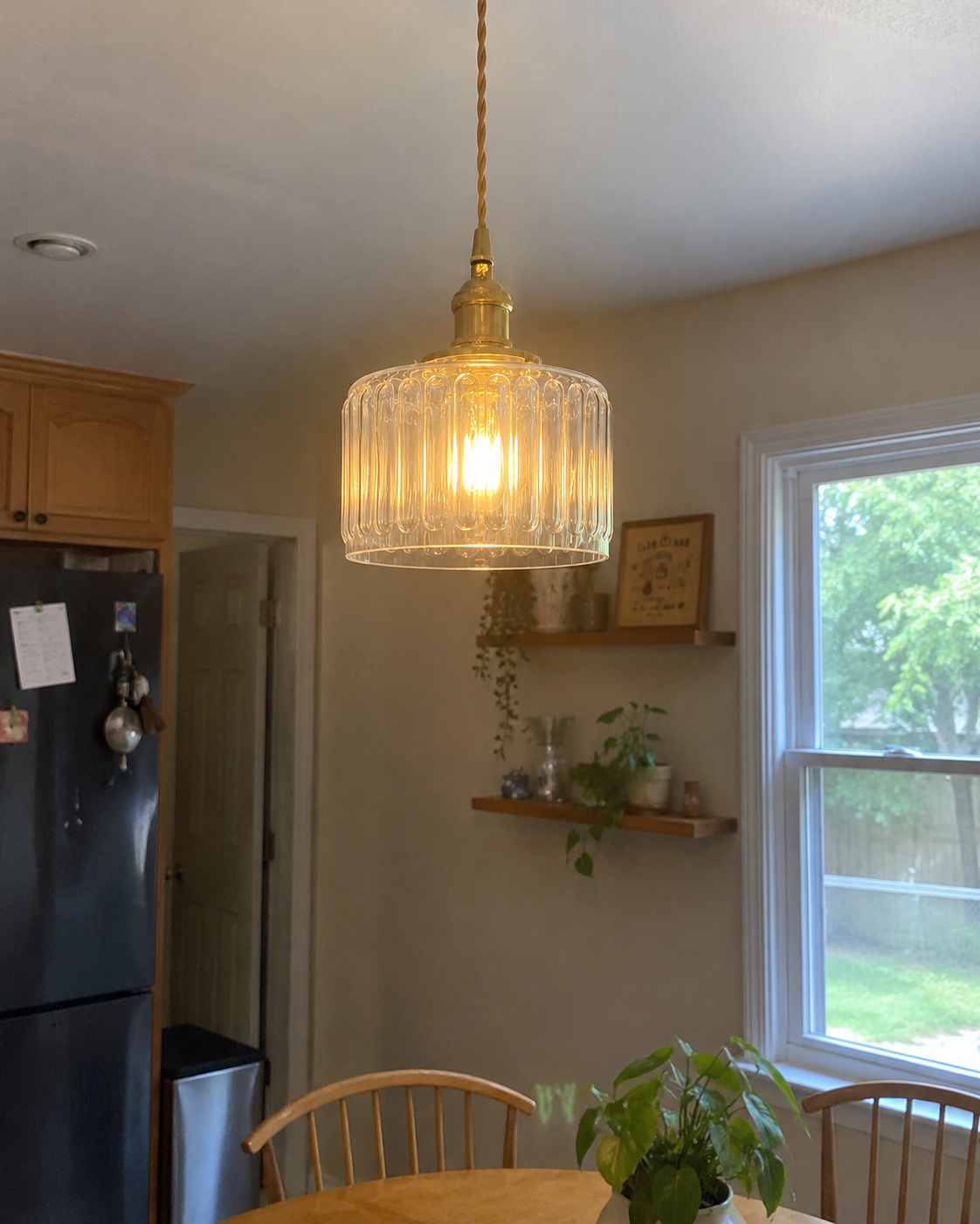 Emi | Fluted Glass Pendant Light