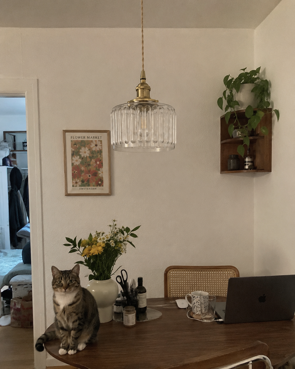 Emi | Fluted Glass Pendant Light