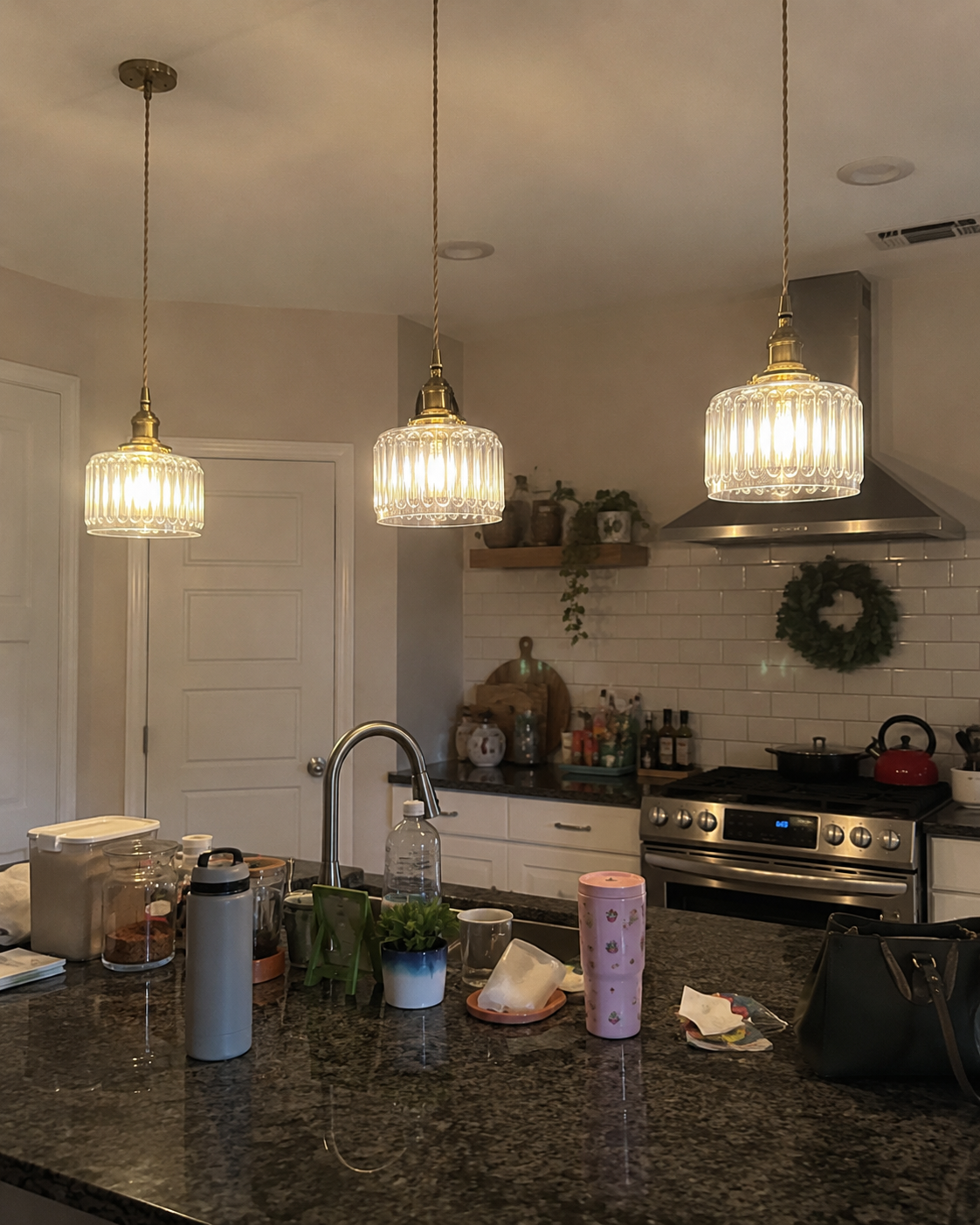 Emi | Fluted Glass Pendant Light