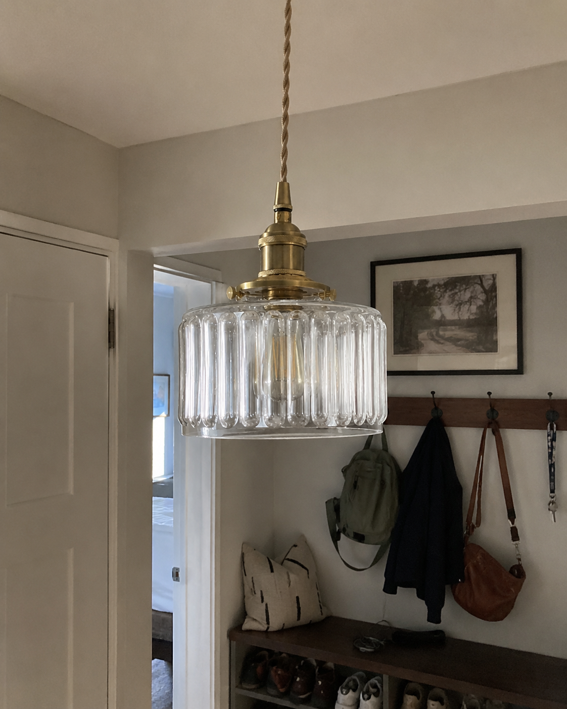 Emi | Fluted Glass Pendant Light