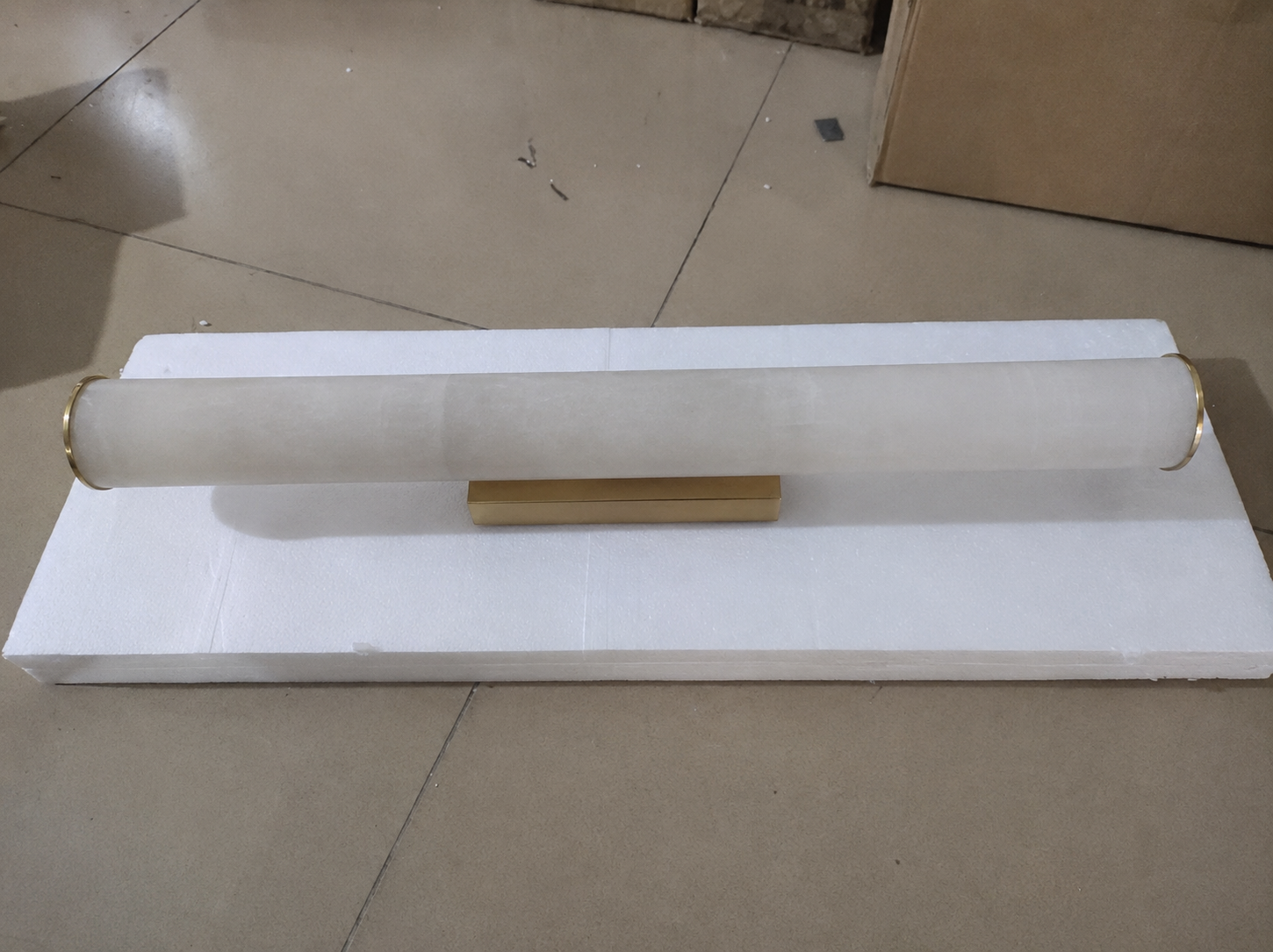 Marin | Alabaster Tube Wall Sconce