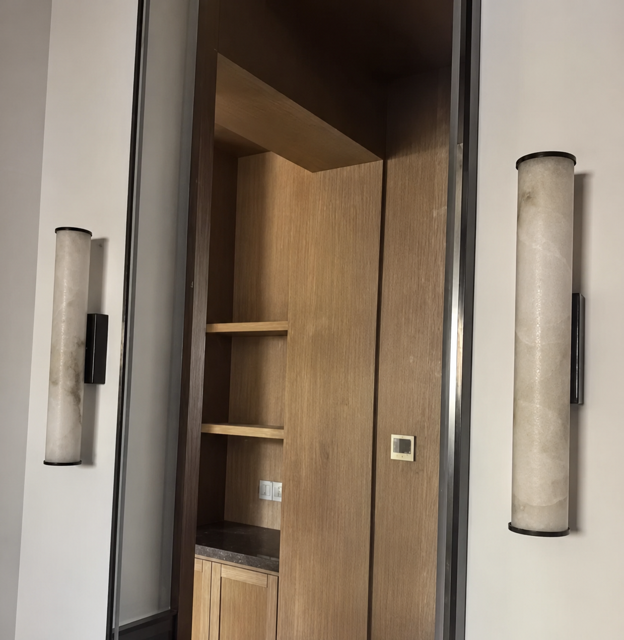 Marin | Alabaster Tube Wall Sconce