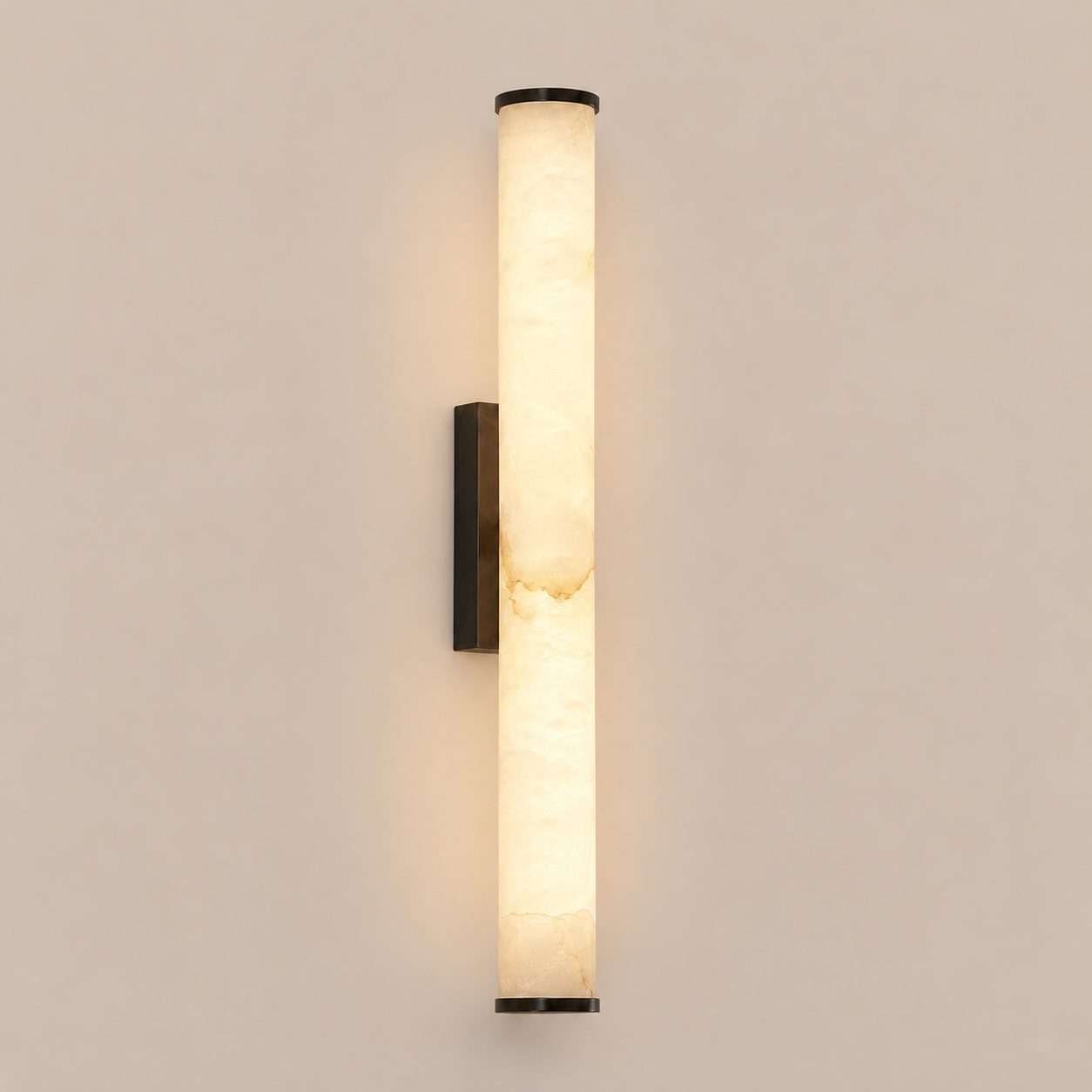 Marin | Alabaster Tube Wall Sconce
