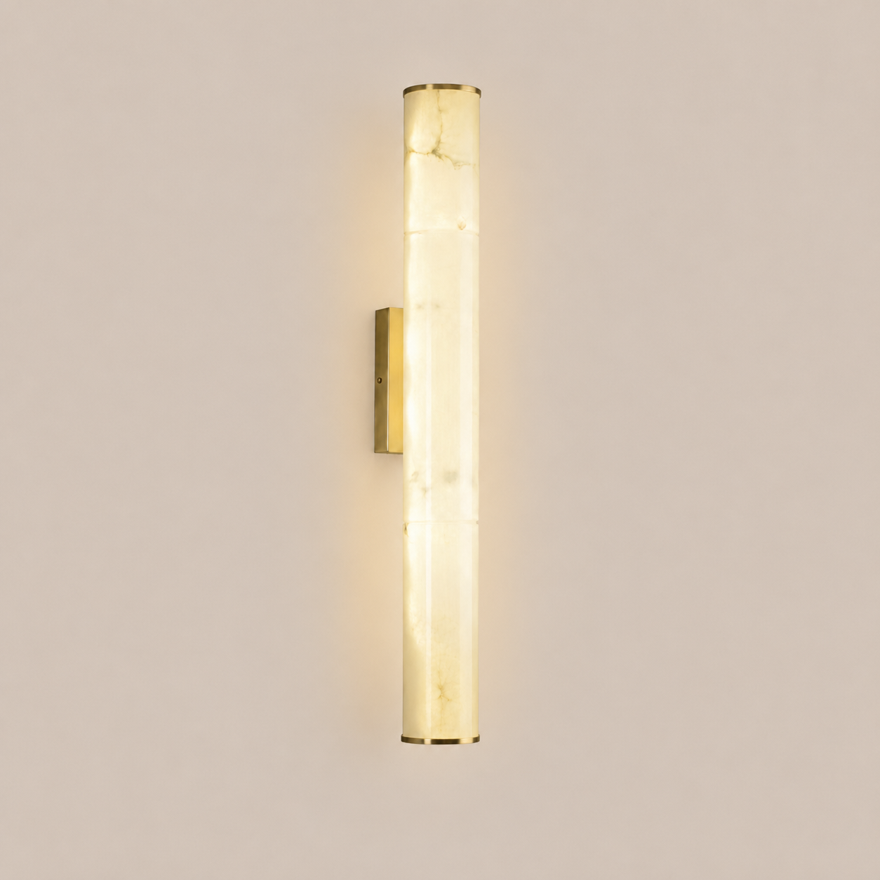 Marin | Alabaster Tube Wall Sconce