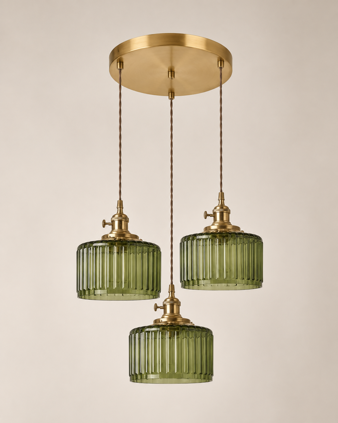 Emi | Fluted Glass Pendant Light