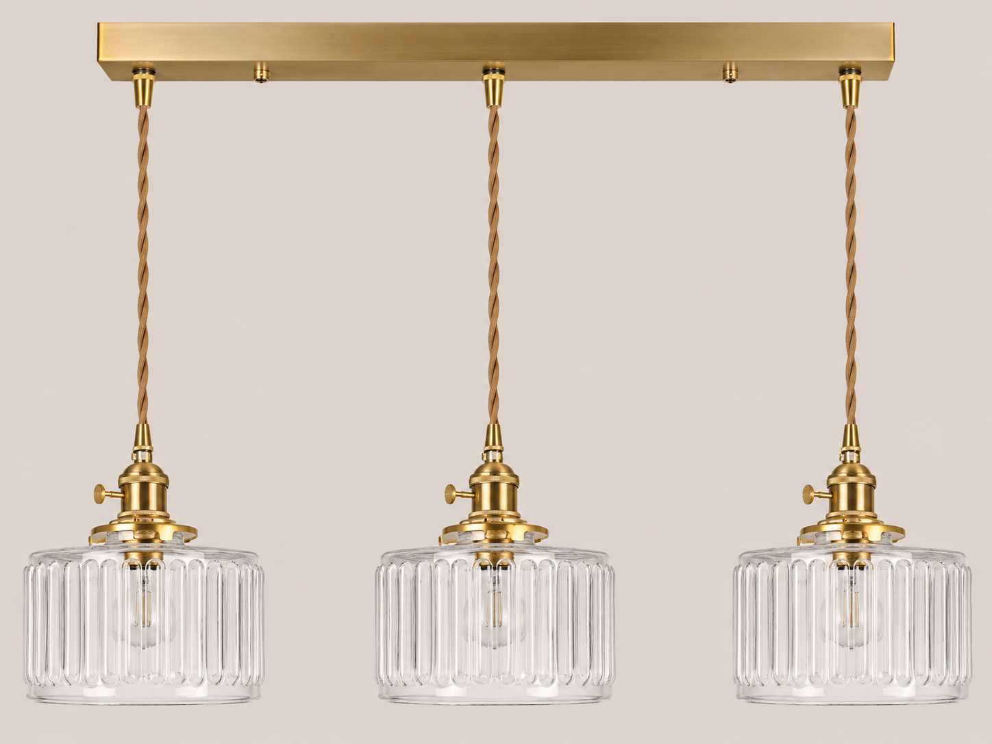 Emi | Fluted Glass Pendant Light