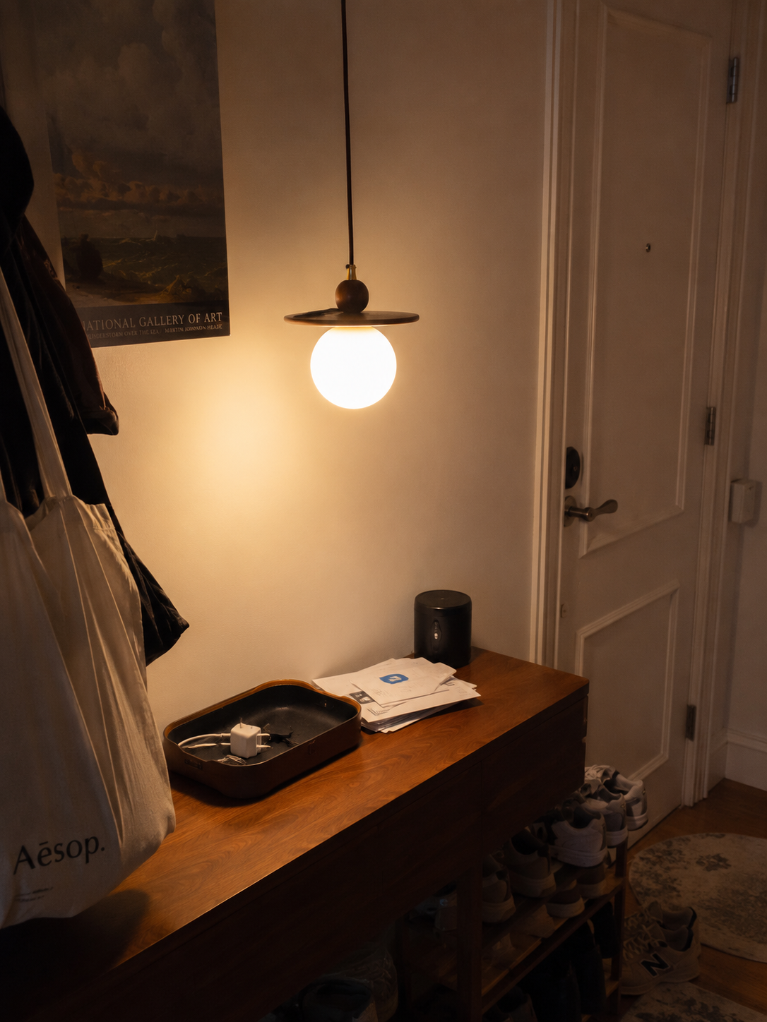 Alba | Nordic Glass Globe Pendant Light