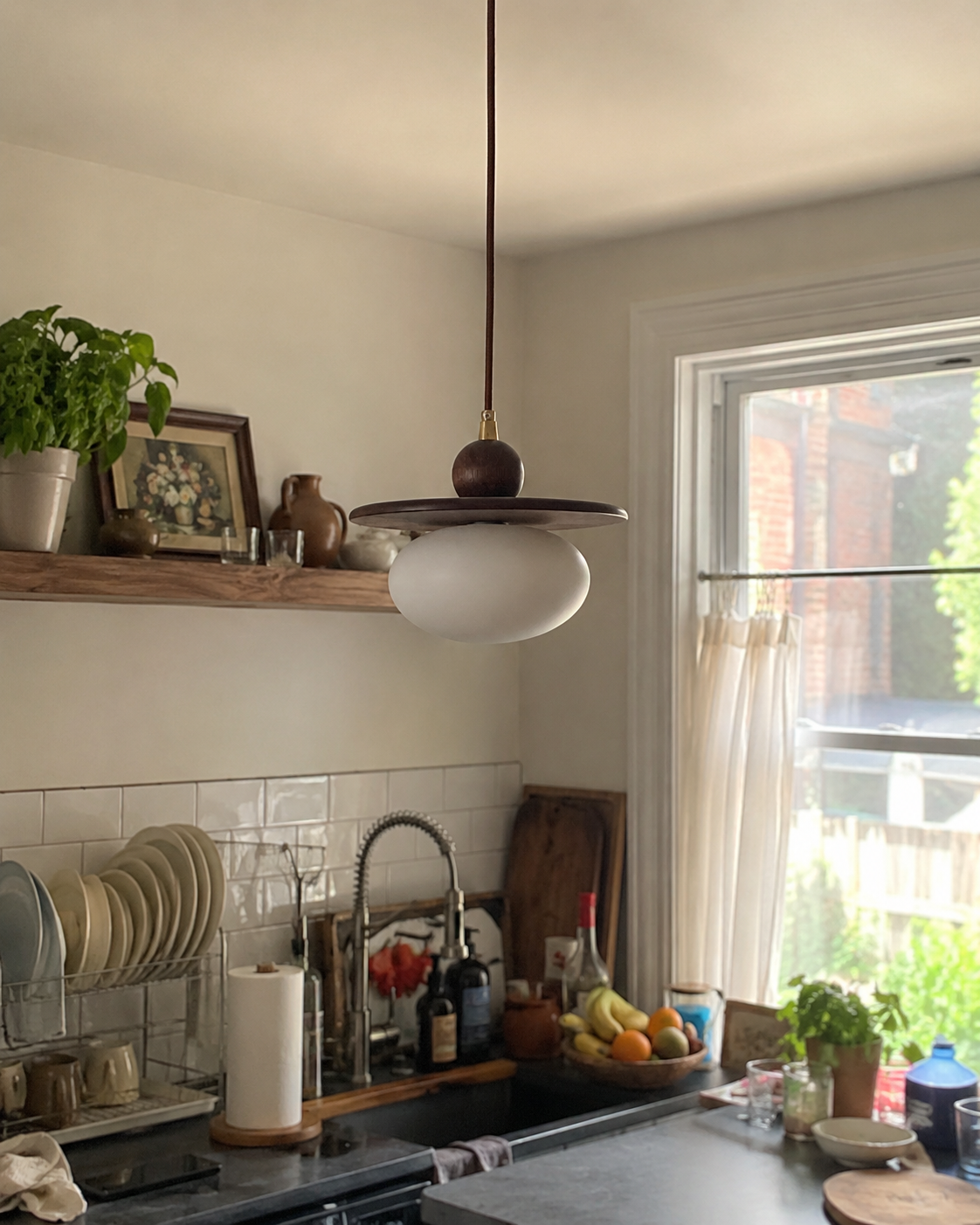 Alba | Nordic Glass Globe Pendant Light