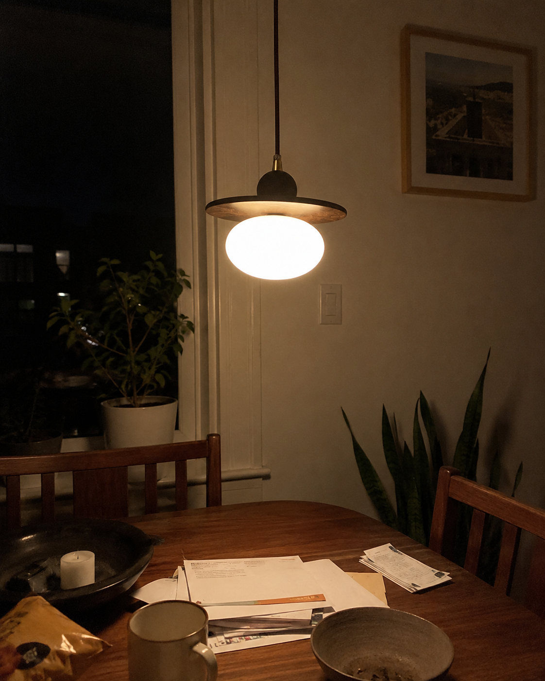 Alba | Nordic Glass Globe Pendant Light