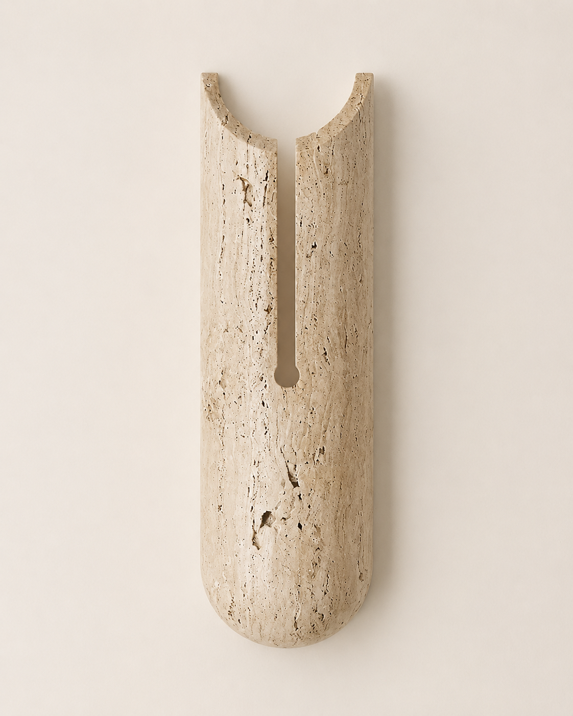 Fessa | Travertine Wall Sconce
