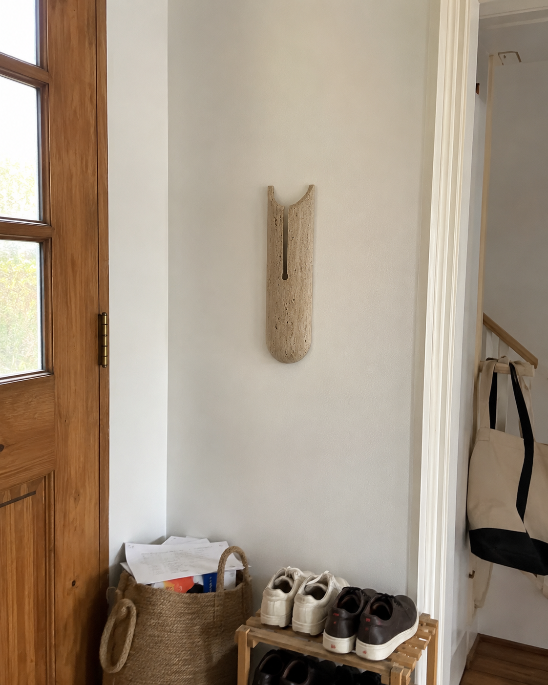 Fessa | Travertine Wall Sconce