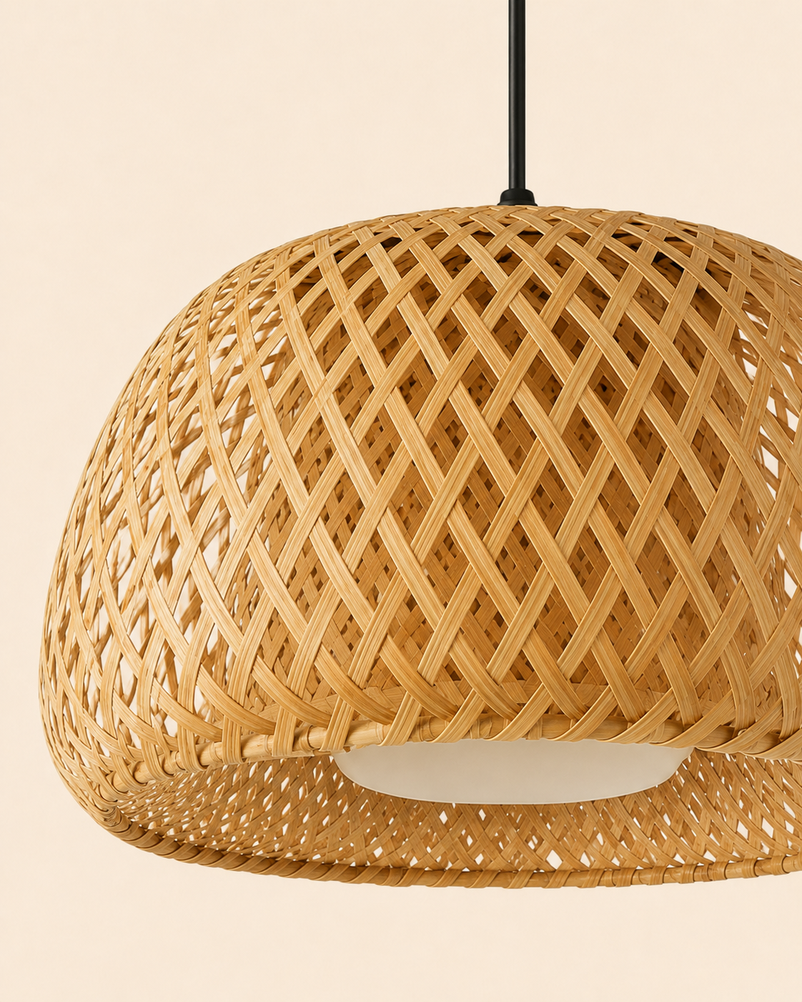 Kumo | Japanese Woven Bamboo Pendant Light