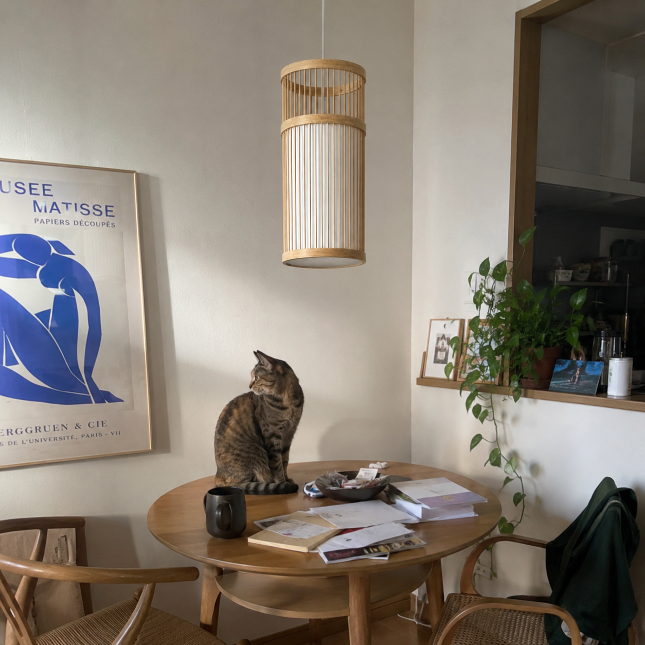 Yori | Japanese Bamboo Pendant Light