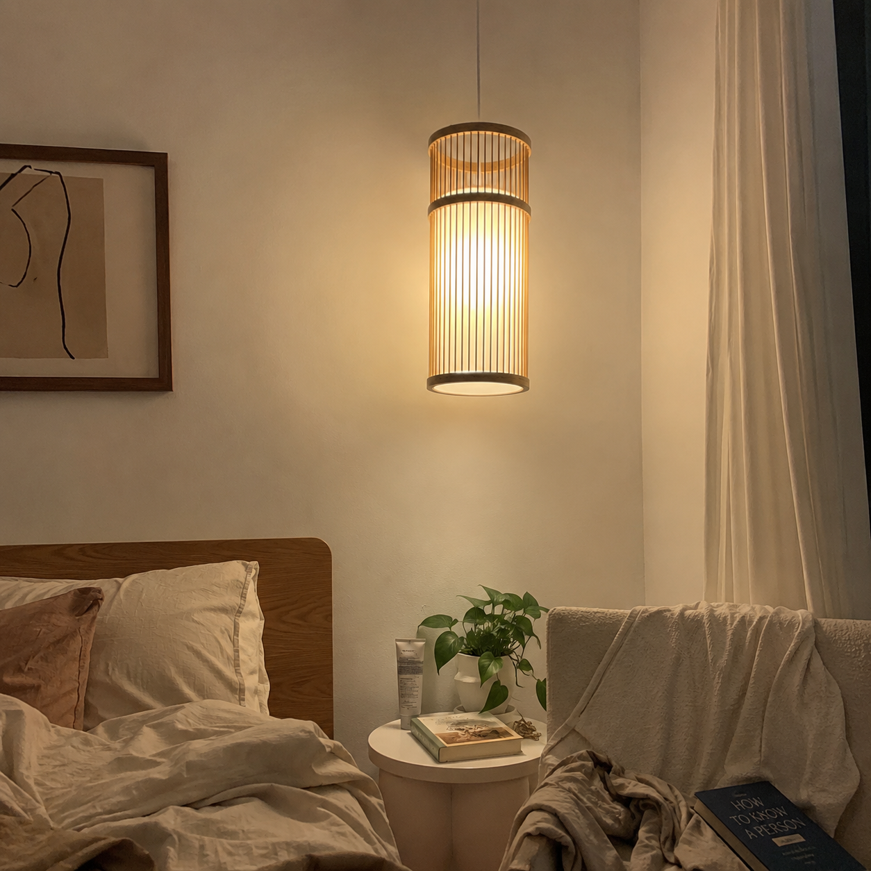 Yori | Japanese Bamboo Pendant Light