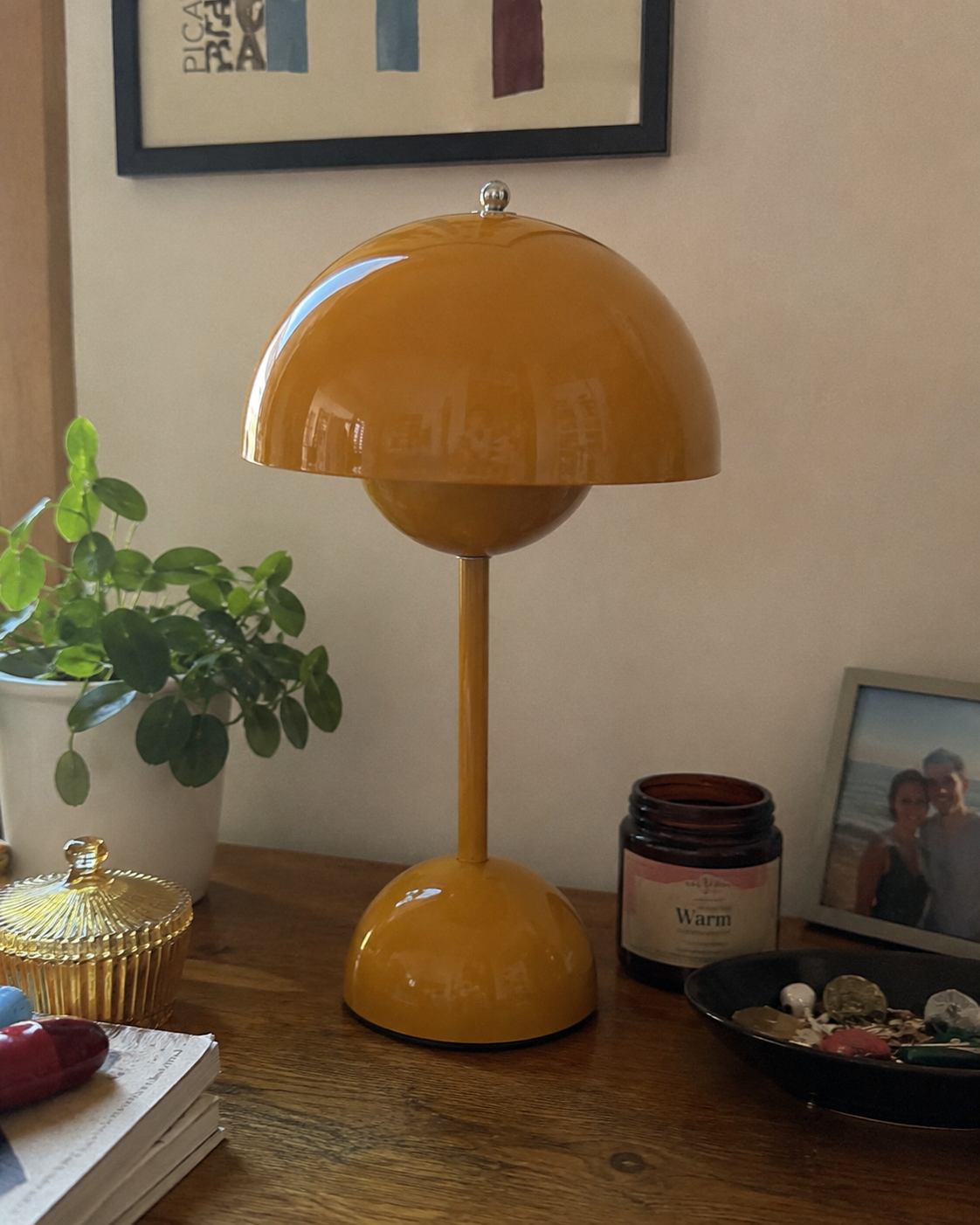 Ada | Mushroom Dome Cordless Table Lamp