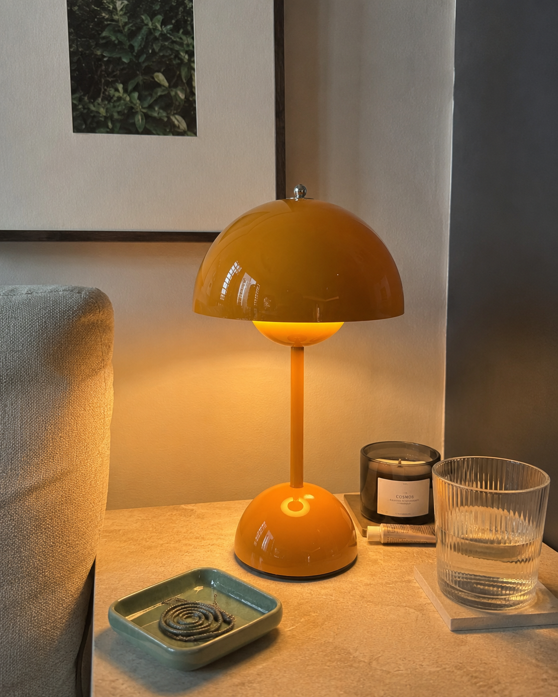 Ada | Mushroom Dome Cordless Table Lamp